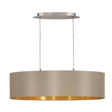 EGLO Maserlo Hanglamp - E27 - 78 cm - Taupe/Goud product