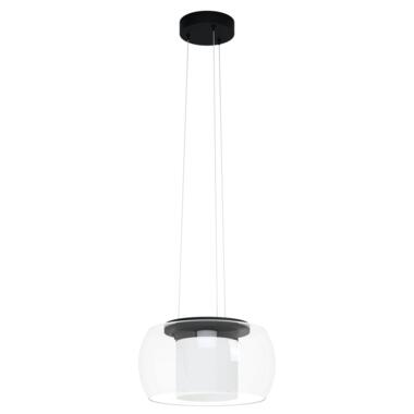 EGLO Briaglia-C Hanglamp - LED - Ø 40 cm - Zwart/Wit - Dimbaar product