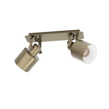 EGLO Southery Spot - E27 - 2 lichts - 47 cm - Goud/Crème product