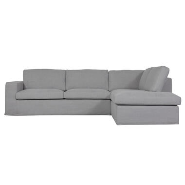 Canape d'Angle Droit - Polyester - Gris Clair - 92x283x197 - WOOOD - Senne product