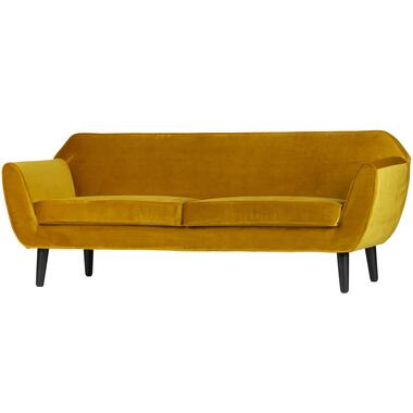 Sofa - Velours - Ochre - 75x187x82 - WOOOD - Rocco product