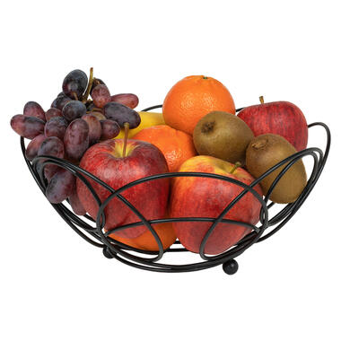 QUVIO Coupe à fruits avec motif - Métal - 27 x 12 product