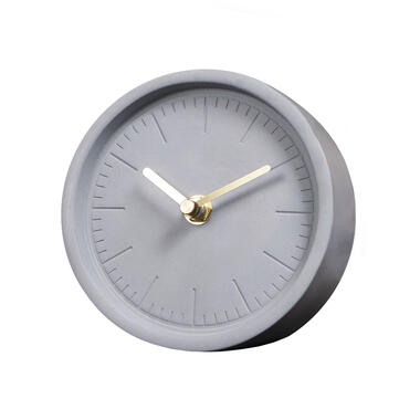 QUVIO Horloge de table - 5.8 x 13 x 13 cm - Béton product