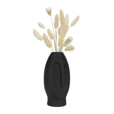 QUVIO Vase - Visage - Noir product