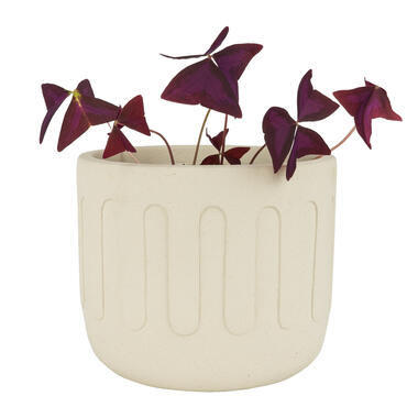 QUVIO Pot de fleurs gouttes - Béton - Diamètre 18 cm product