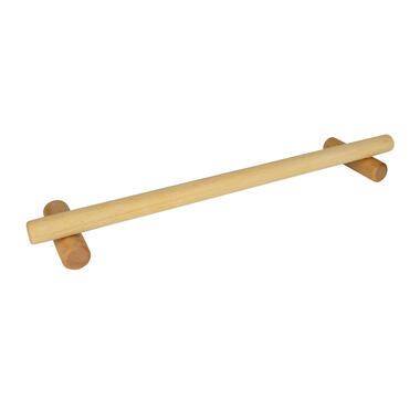 QUVIO Houten kledingrek stang - Hout - 45 cm - Bruin product