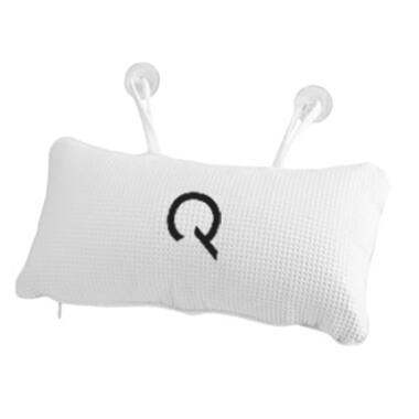 QUVIO Coussin de bain gonflable avec ventouses - Blanc product