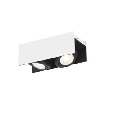 EGLO Vidago Plafondlamp - LED - 31 cm - Wit/Zwart - Dimbaar product