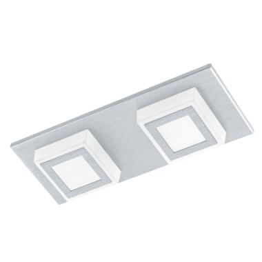 EGLO Masiano - Plafondlamp - 2 Lichts - LED - Aluminium-Geborsteld product