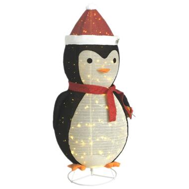 vidaXL Décoration de Noël pingouin à LED Tissu de luxe 180 cm product