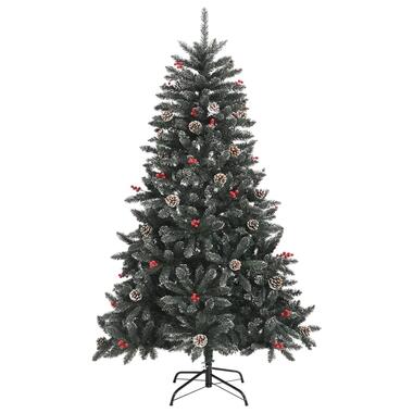 vidaXL Sapin de Noël artificiel avec support Vert 120 cm PVC product