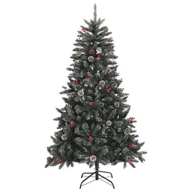 vidaXL Sapin de Noël artificiel avec support Vert 150 cm PVC product