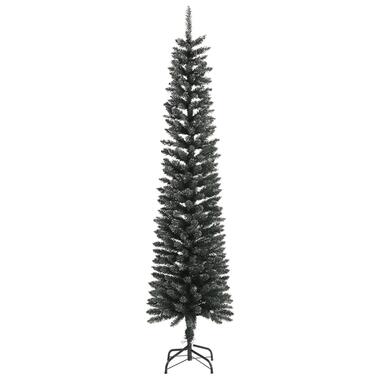 vidaXL Sapin de Noël artificiel mince avec support Vert 240 cm PVC product