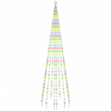 vidaXL Sapin de Noël sur mât de drapeau 310 LED Colorées 300 cm product