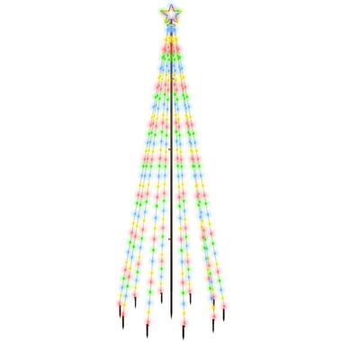 vidaXL Sapin de Noël avec piquet Coloré 310 LED 300 cm product