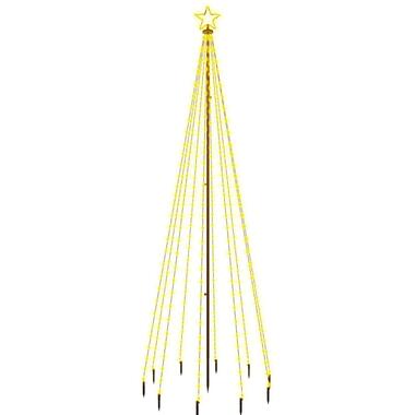 vidaXL Kerstboom met grondpin 310 LED's warmwit 300 cm product