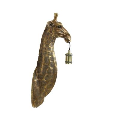 Wandlamp Giraffe - Antiek Brons - 20.5x19x61cm product