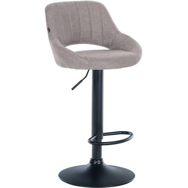 CLP Tabouret de bar Milet Noir Cadre - Tissu - Gris product