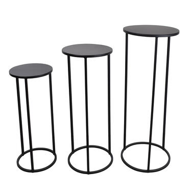 LOFT42 Set Tables Plantes - Noir - Métal product