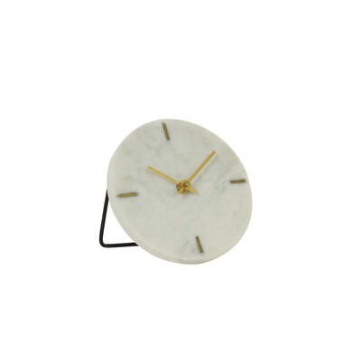 Light & Living - Horloge MORENO - 15x14,5x13 - Blanc product