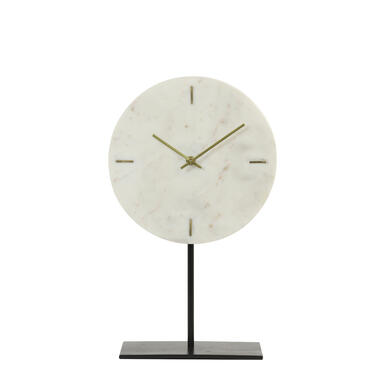 Horloge de table Moreno - Blanc - 25,5x10x42,5 cm product