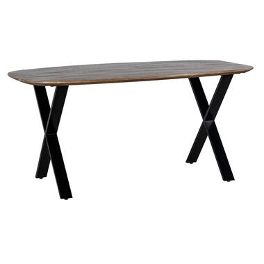 Table de salle à manger ovale danois Gordon - bois de manguier naturel - 160 cm product