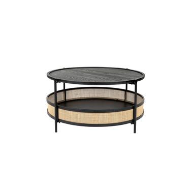 Housecraft Makoto Salontafel Rond 80x80 cm Zwart product