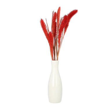 QUVIO Vase - 16 cm - Blanc - Céramique product