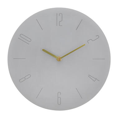 QUVIO Horloge murale industrielle - Béton - Diamètre 30 product