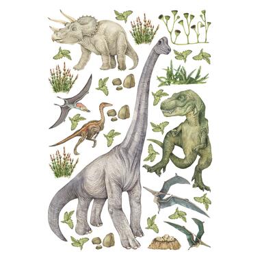 Sanders & Sanders muursticker - dinosaurussen - groen - 65 x 42.5 cm product