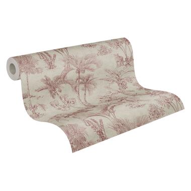 A.S. Création behangpapier - jungle-motief - beige - 53 cm x 10,05 m - AS product