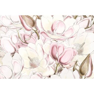 Komar fotobehangpapier - Petals - oudroze en wit - 368 x 248 cm product