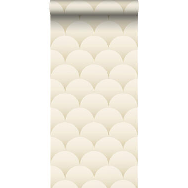 ESTAhome behangpapier - art deco motief - zand beige - 50 x 900 cm product