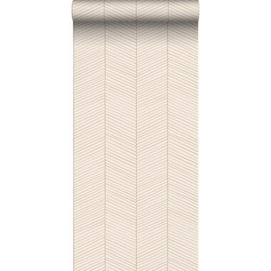 ESTAhome papier peint - chevron - couleur sable et beige - 0.53 x 10.05 m product