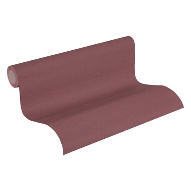 A.S. Création behangpapier - effen - bordeaux rood - 53 cm x 10,05 m - AS product