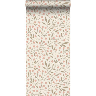ESTAhome papier peint - fleurs - blanc et rose - 0.53 x 10.05 m product