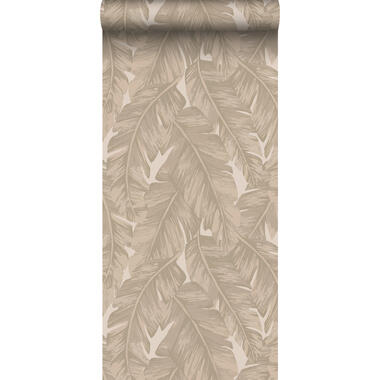 Origin Wallcoverings eco-texture vliesbehangpapier - palmbladeren - beige product