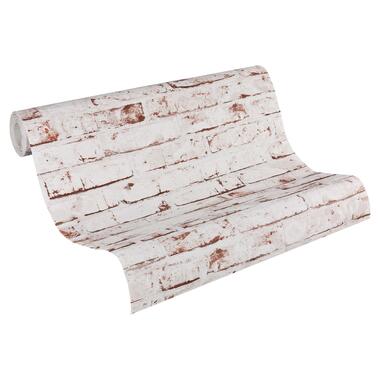 A.S. Création behangpapier - steen - rood, bruin en beige - 53 cm x 10,05 m - AS product