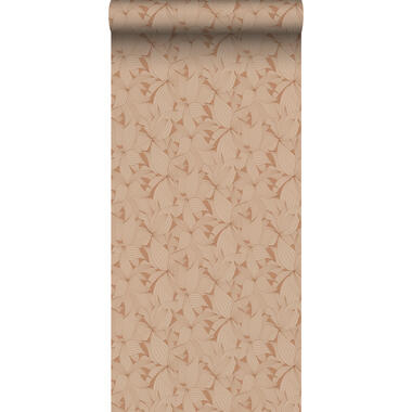 ESTAhome behangpapier - getekende bladeren - terracotta - 50 x 900 cm product