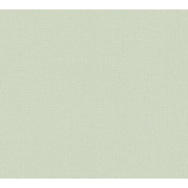 A.S. Création behangpapier - effen - groen grijs - 53 cm x 10,05 m - AS product