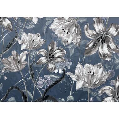 Komar fotobehang - Merian Blue - blauw en grijs - 350 x 250 cm product