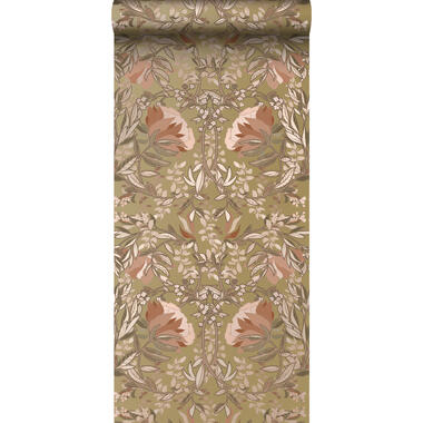 ESTAhome behangpapier - vintage bloemen in art nouveau stijl product