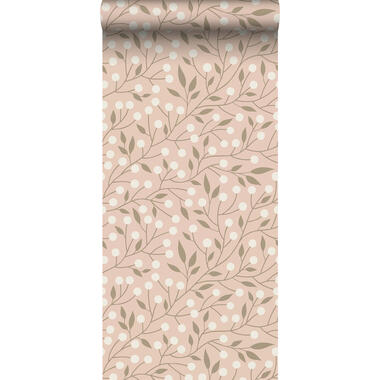 ESTAhome behangpapier - bloemmotief - roze - 50 x 900 cm - 139590 product