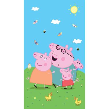 Sanders & Sanders fotobehangpapier - Peppa Pig - groen, blauw en roze product