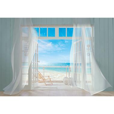 Komar fotobehang - Malibu - blauw en wit - 368 x 254 cm - 611034 product