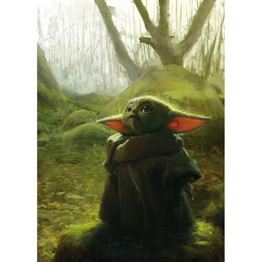 Disney fotobehang - Mandalorian Grogu Acrylic - groen - 200 x 280 cm product