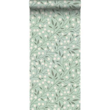 ESTAhome behang - bloemmotief - mintgroen - 50 x 900 cm - 139592 product