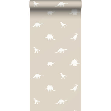 ESTAhome behangpapier - dinosaurussen - beige - 53 cm x 10,05 m product