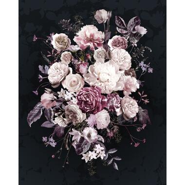 Komar fotobehang - bloemen - roze en zwart - 200 x 250 cm - 611620 product