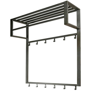 Industrie porte-manteau 2x6 - Métal - Gris product